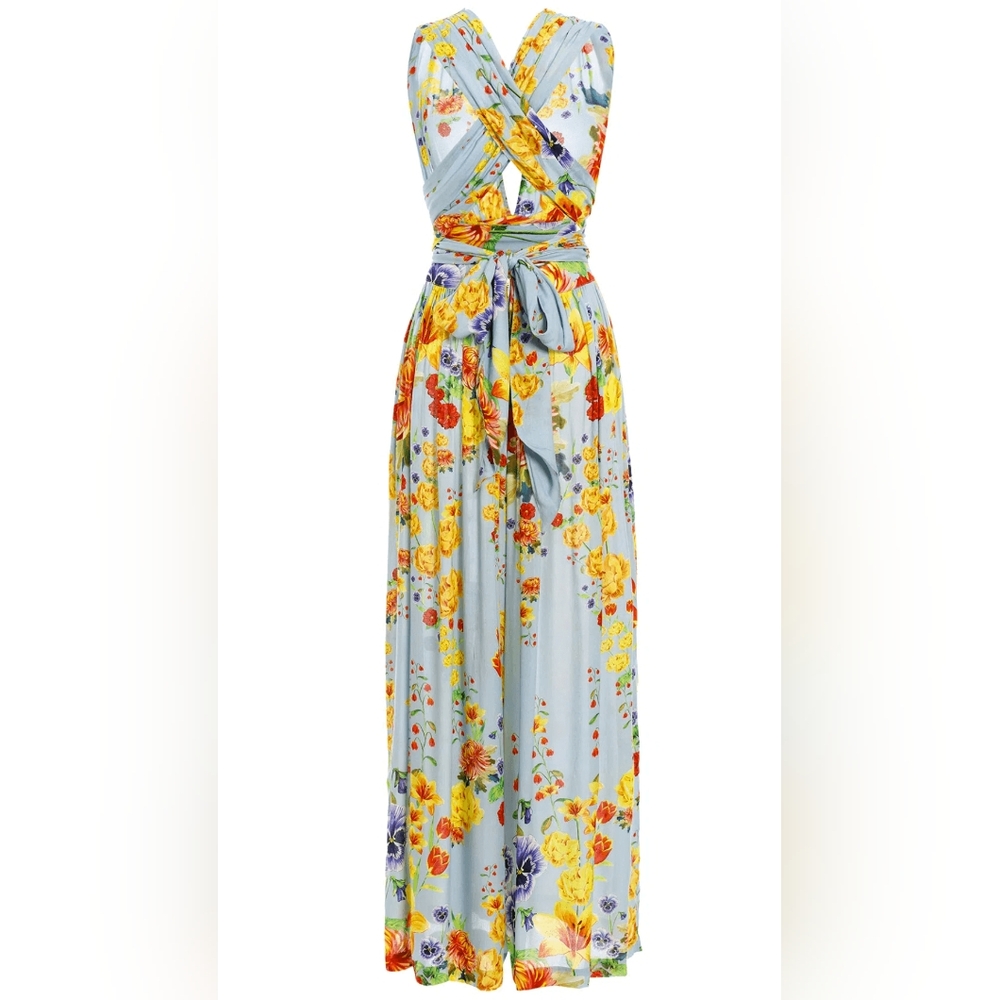 Agua Bendita Florence bouk wide leg jumpsuit large - Picture 7 of 14